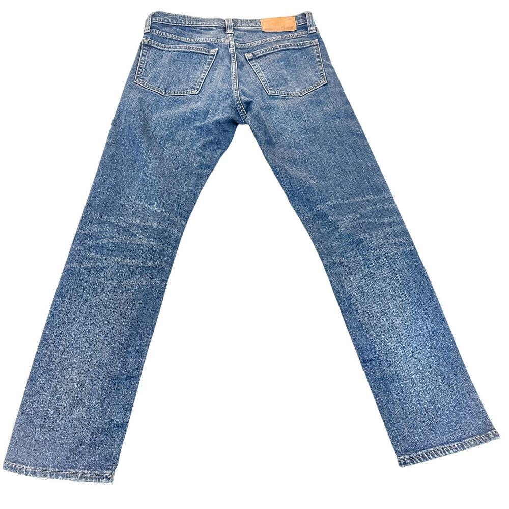Madewell Slim Men's Denim Jeans Med/Dark Wash Straight Leg Size 28 x 30 - Picture 3 of 9